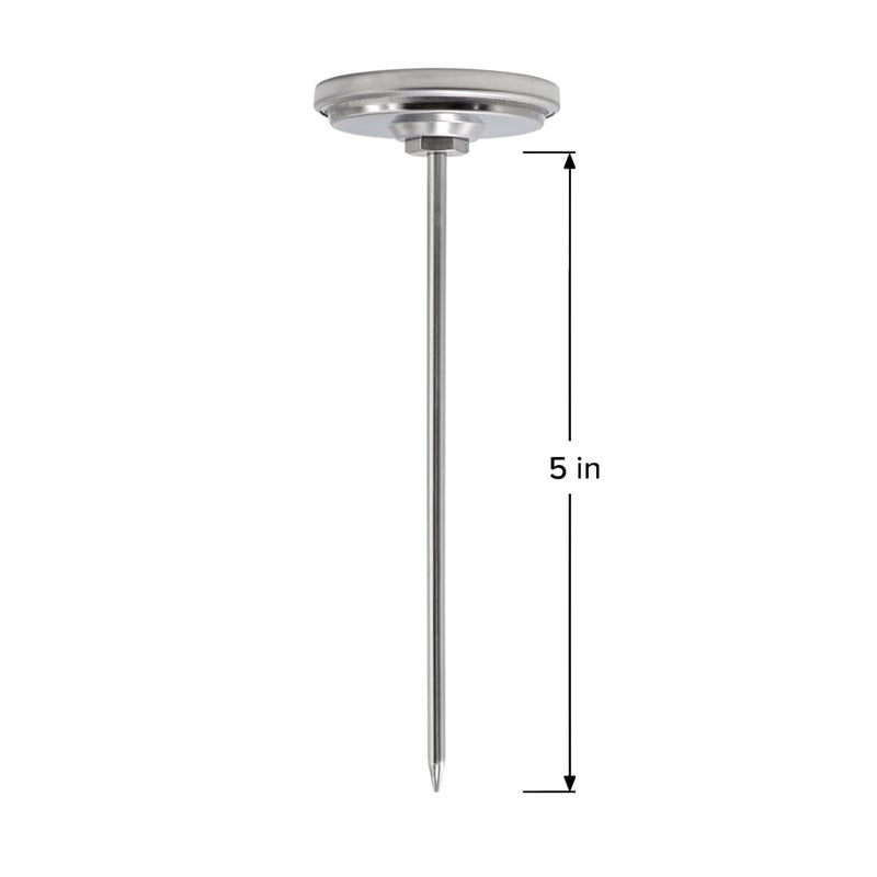 REOTEMP K82-3 Soil Thermometer, 5 Inch Stem, Waterproof, for Seeding and Transplanting Garden Temperature Measurement, 0-220 Fahrenheit - Image 2